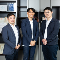 坂上 斉氏 根岸 彰一氏 磯上 孝博氏