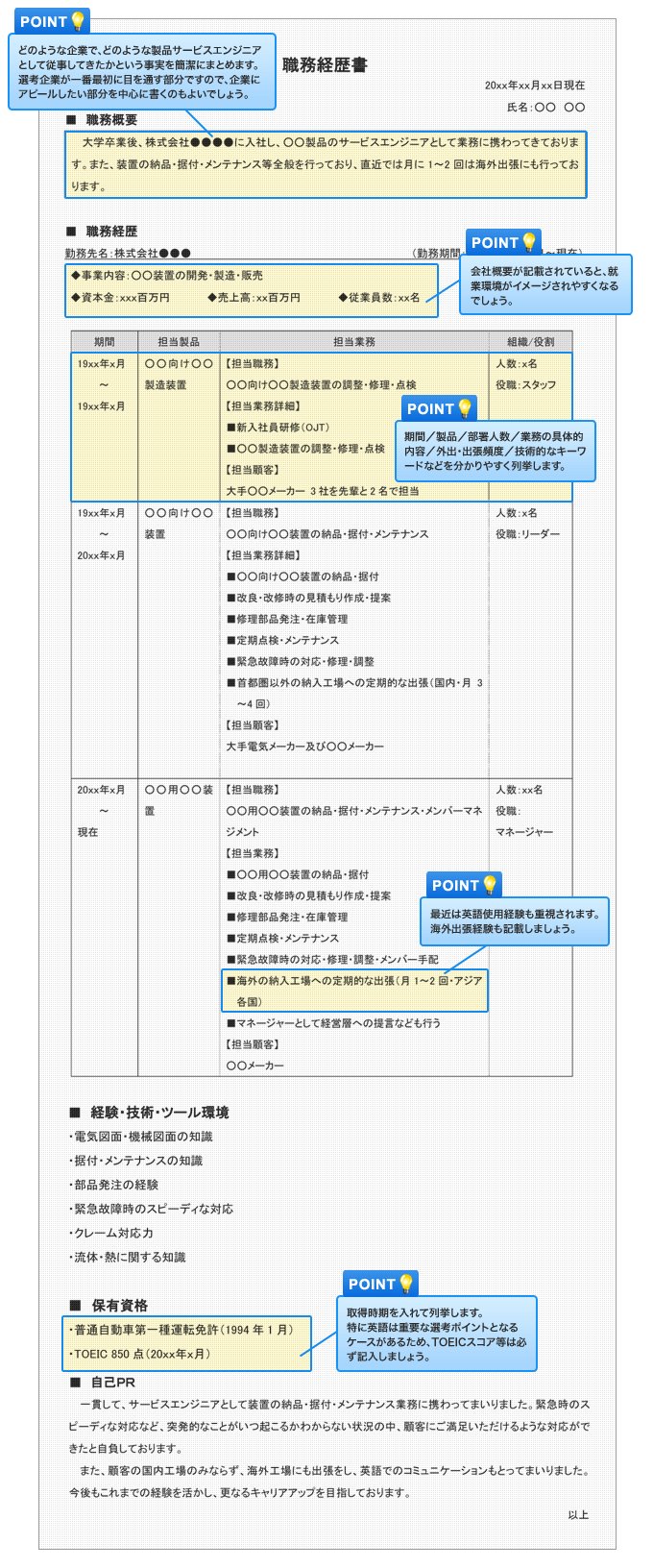 personal-history-sample